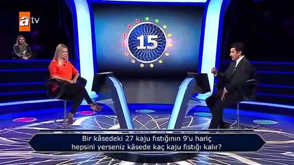 Kim Milyoner Olmak İster'de akademisyenin bilemediği soru şoke etti