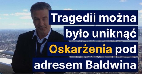 Tragedii można było uniknąć. Oskarżenia po adresem Baldwina