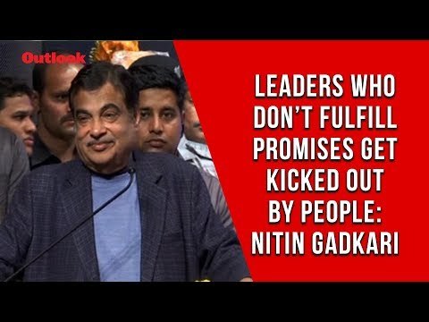 Leaders who don’t fulfill promises get kicked out by people: Nitin Gadkari