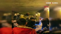 Ataşehir ve Ümraniye'de asker eğlencesi yapan iki ayrı grup tünel kapatıp ortalığı birbirine kattı