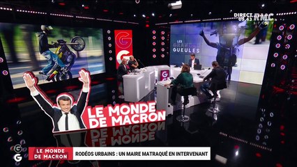 Le monde de Macron : Rodéos urbains, un maire matraqué en intervenant - 25/10