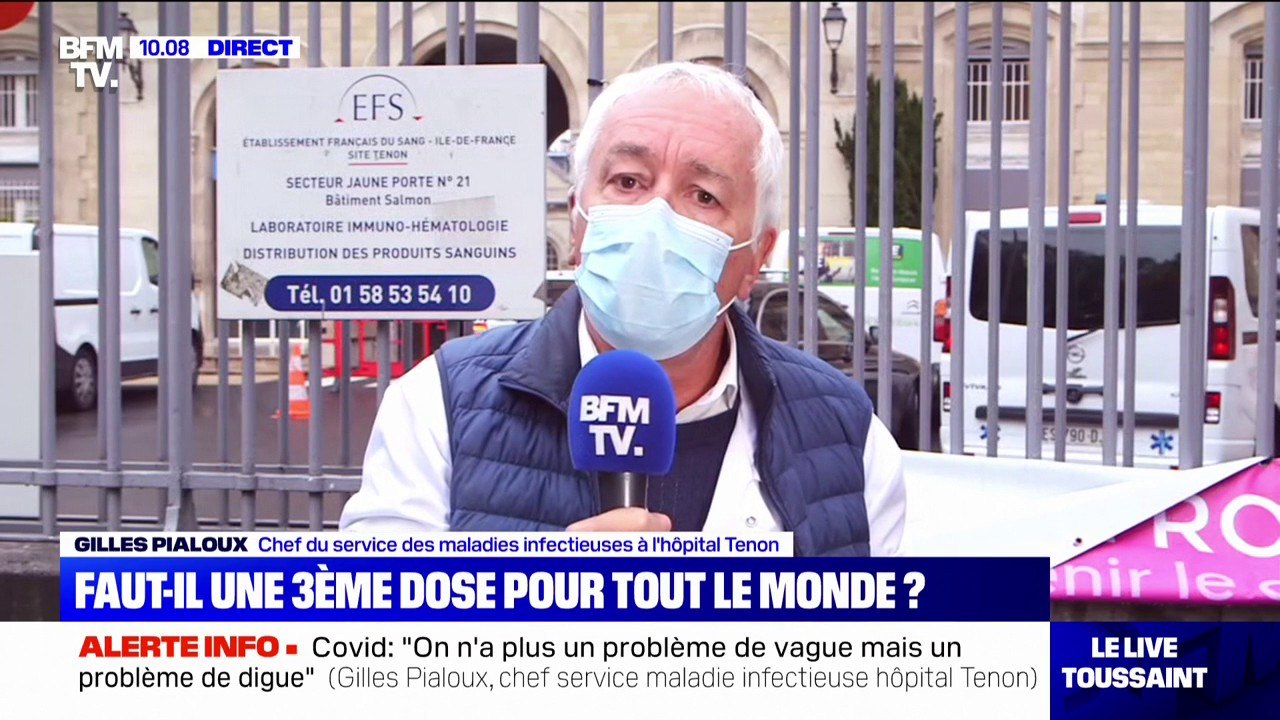 Covid-19: "si on abandonne les gestes barrières, l'hiver sera catastrophique" prévient Gilles Pialoux