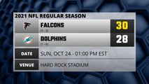 Falcons @ Dolphins Game Recap for SUN, OCT 24 - 01:00 PM EST