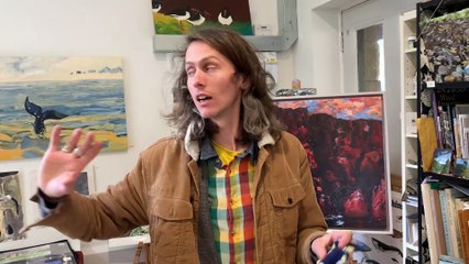 Leo Du Feu: Artist opens studio and gallery at Burntisland train station.