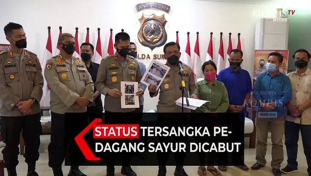 Polda Sumut Cabut Status Tersangka Terhadap Pedagang Sayur di Medan