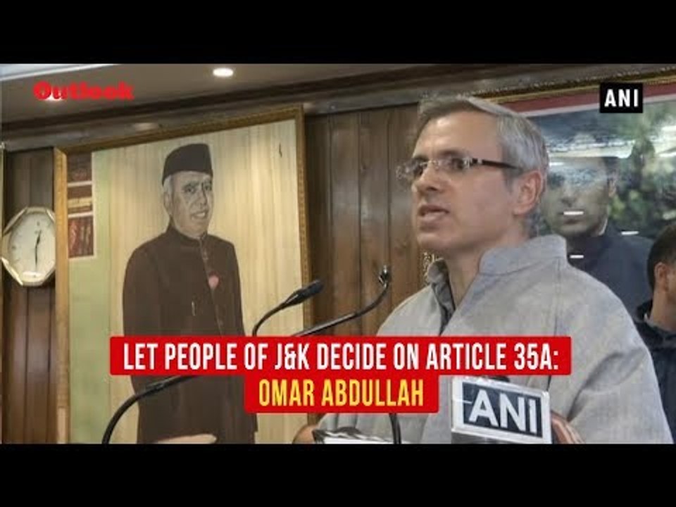 Let People Of J&K Decide On Article 35A: Omar Abdullah