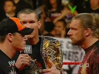 HHH, Cena & Orton confrontation before WM 24