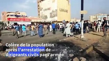 Soudan: colère de la population après l'arrestation de dirigeants civils