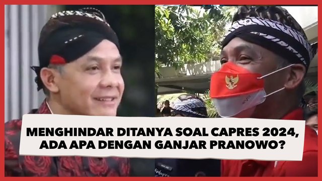 Selalu Menghindar Saat Ditanya Soal Capres 2024, Ada Apa dengan Ganjar Pranowo?