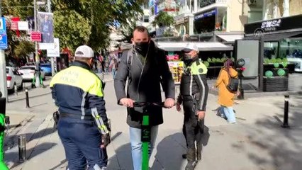 Elektrikli scooter kullanımına ilişkin denetim gerçekleştirildi