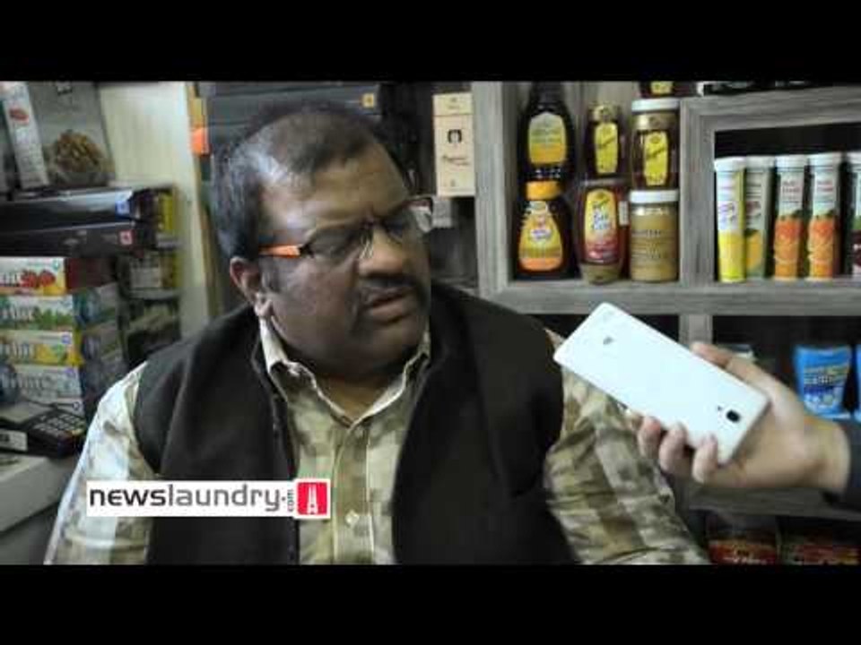 Vox Pop Of shopkeepers At Hauz Kauz Market.