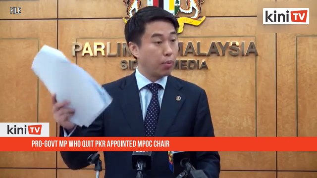 Pro-govt MP who quit PKR appointed MPOC chair