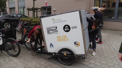 Lancement par les Cuisines Bruxelloises de la phase test des livraisons à vélo-cargo