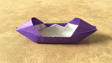 Paper Folding: How to Make an Origami Boat in 4 Minutes or Less