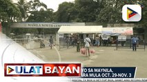 Pamunuan ng Manila North cemetery, nakahanda sa pagdagsa ng mga tao bago magsara ang sementeryo mula Oct. 29-Nov. 3