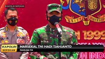 KAPOLRI SEPEKAN : Panglima TNI & Kapolri Tinjau Vaksinasi Almuni Akabri 1999 (1/3)
