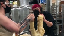 Bread Battle! California Bakers Enter Their Alligator Loki-shaped Bread Sculpture Into Competition!