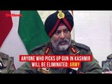 Anyone Who Picks Up Gun In Kashmir Will Be Eliminated: Army