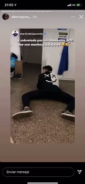 El sensual baile del escalador Alberto Ginés para celebrar su cumpleaños