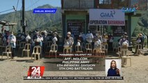 Mahigit 1,000 sinalanta ng Bagyong Maring sa Sablan, Benguet, hinatiran ng tulong ng GMA Kapuso Foundation | 24 Oras