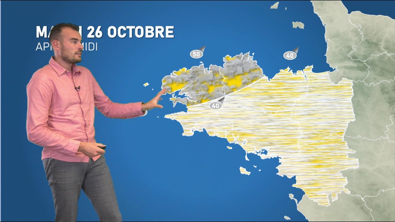 Bulletin météo pour le mardi 26 octobre 2021
