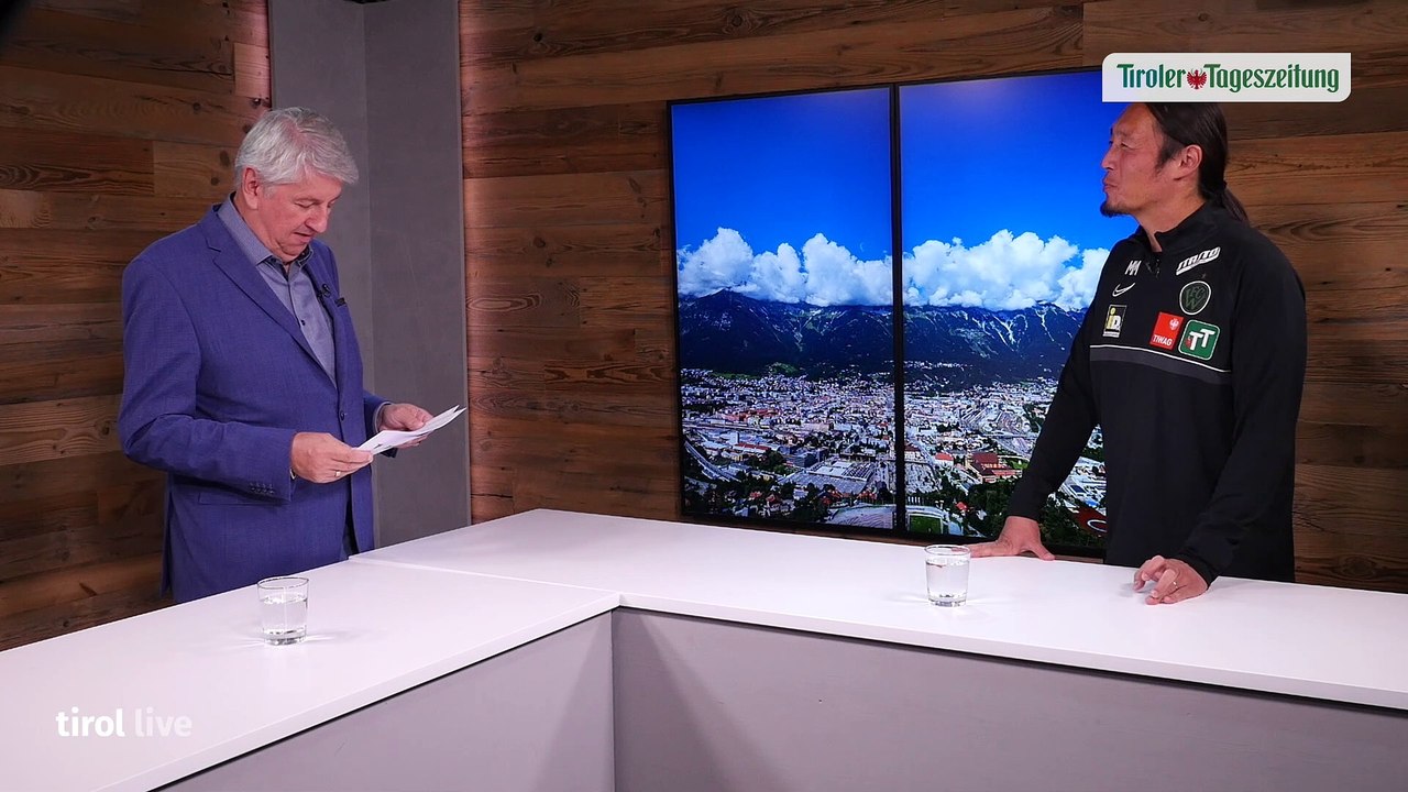 Wacker-Trainer Masaki Morass in „Tirol Live“