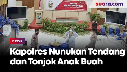 Viral Kapolres Nunukan Tendang dan Tonjok Anak Buah