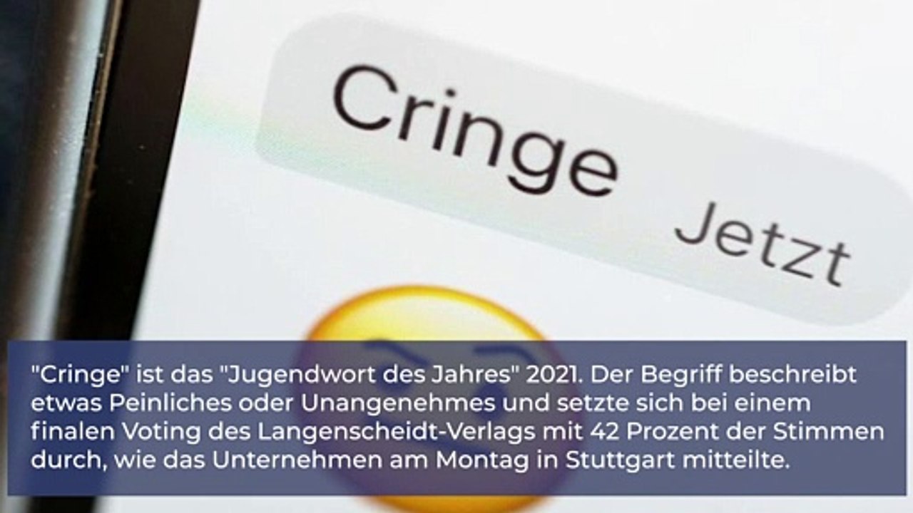 'Cringe' ist das 'Jugendwort des Jahres' 2021