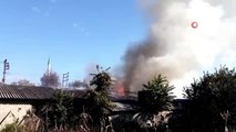 Son dakika haberi | Bursa'da boya imalathanesinde yangın... Patlamaların yaşandığı anlar kamerada