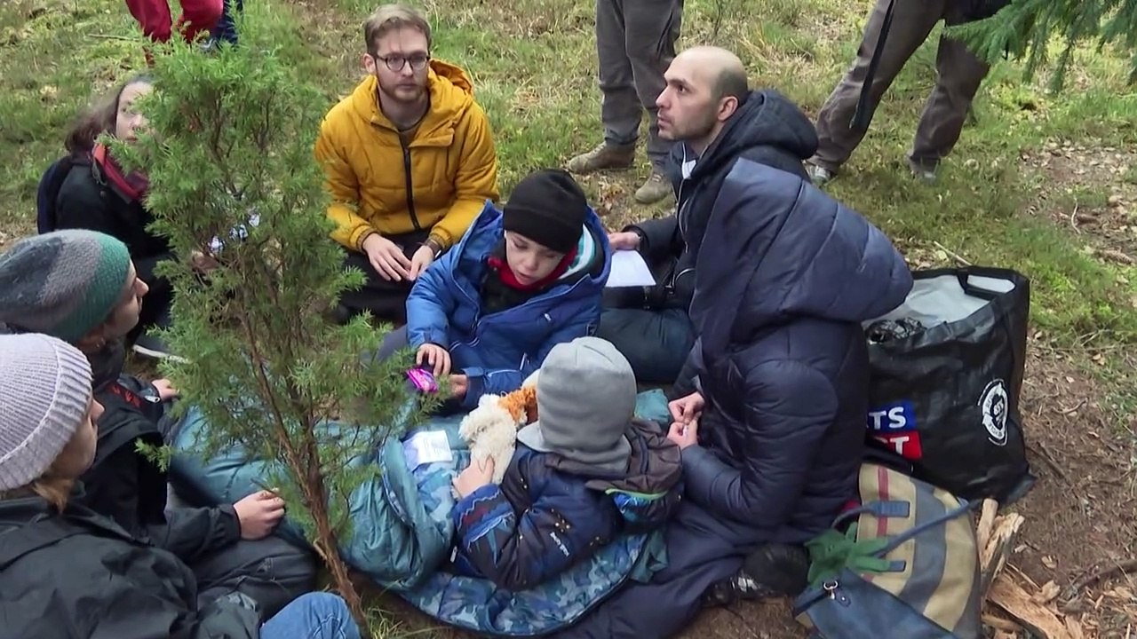 Entre le Bélarus et la Pologne, des migrants piégés dans la forêt