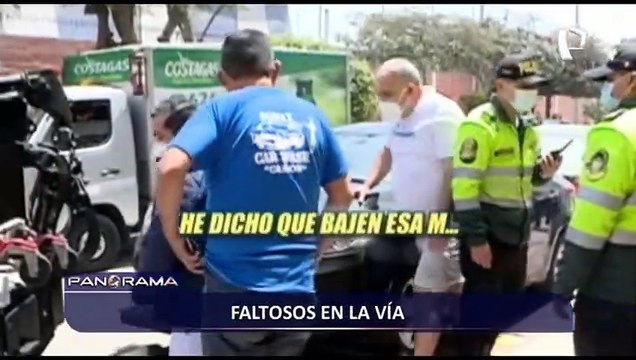 Faltosos en la vía: conductores cometen infracciones y no quieren asumir responsabilidades