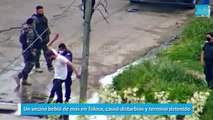 Un vecino bebió de más en Tolosa, causó disturbios y terminó detenido
