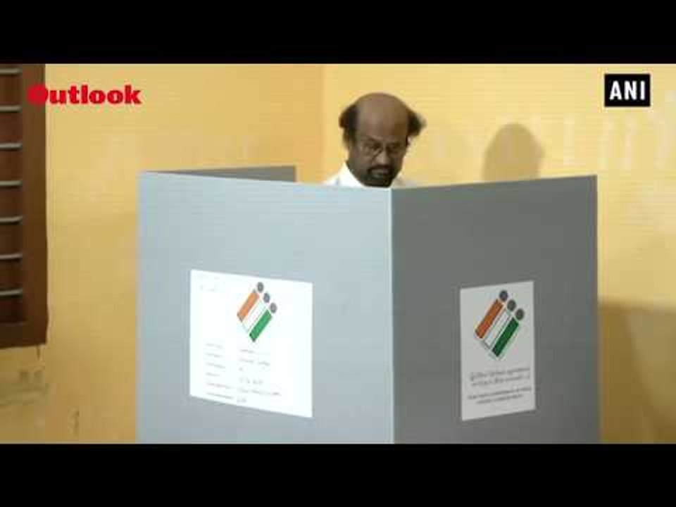 Lok Sabha Elections 2019: Rajinikanth Casts His Vote In Chennai
