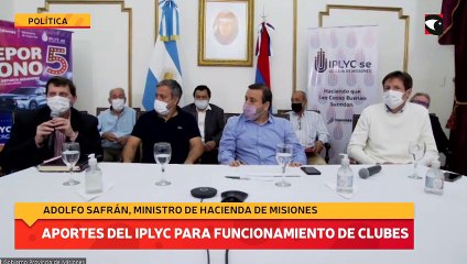 Aportes del Iplyc para funcionamiento de los clubes