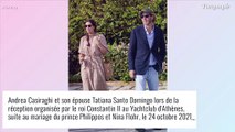 Andrea Casiraghi et Tatiana Santo Domingo, couple complice et looké pour LE mariage royal grec