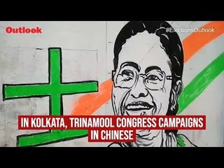 In Kolkata, Trinamool Congress Campaigns In Chinese