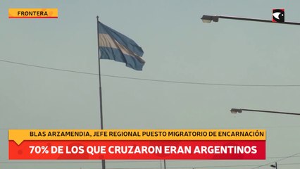 70% de los que cruzaron eran argentinos