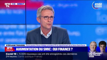 "Les Français veulent vivre dignement de leur travail": Stéphane Troussel défend l'augmentation des salaires