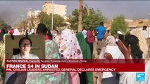 FRANCE 24 in Sudan: Sudan army kills at least one, wounds 80 anti-coup protesters