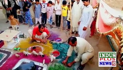 Hujra Shah Muqeem mein Eid Milad u Nabi per Pahari bana ker zila bhar mein awal position Hasil ki | INdus PLus News Tv