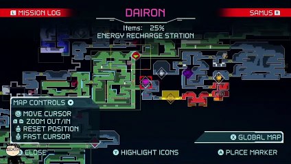 (Switch) Metroid Dread - 02 - Navigating the map like a Pro!...I got lost :( pt3
