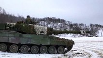 Follow Leopard Main Battle Tanks from to the Norwegian Telemark Battalion on Exercise