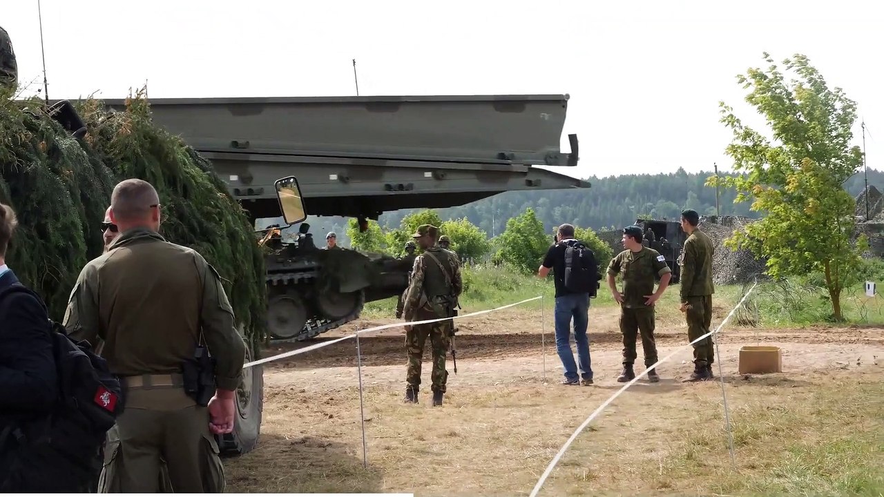 NATO Troops Demonstrate • Bridge Building • Combat Readiness