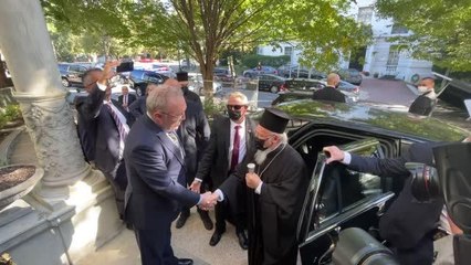 Türkiye'nin Washington Büyükelçisi Mercan'dan Fener Rum Patriği Bartholomeos onuruna kahvaltı