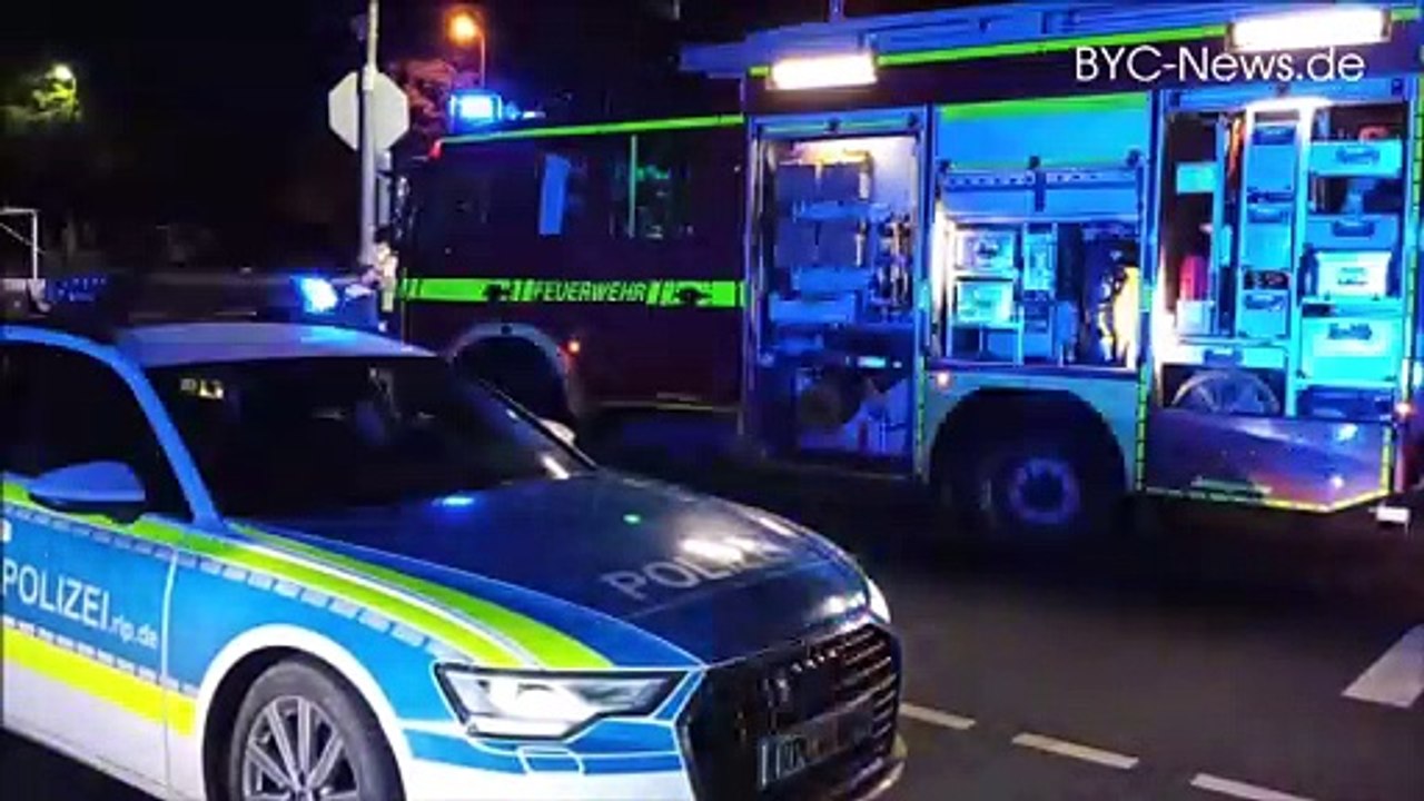 Schwerer Unfall mit mehreren Verletzten in Ingelheim