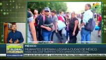 Caravana con cientos de migrantes avanza rumbo a la Ciudad de México