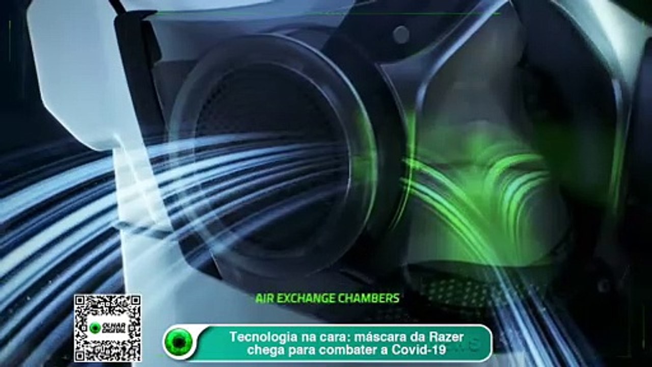 Tecnologia na cara: máscara da Razer chega para combater a Covid-19