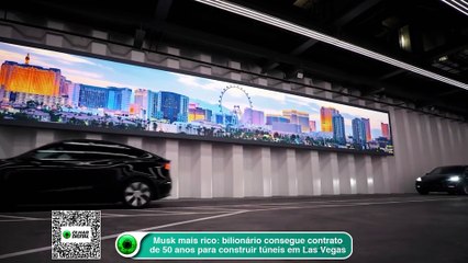 Musk mais rico bilionário consegue contrato de 50 anos para construir túneis em Las Vegas