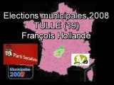Tulle - Municipales 2008 - François  Hollande