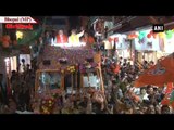 Amit Shah Holds Roadshow For Sadhvi Pragya In Bhopal